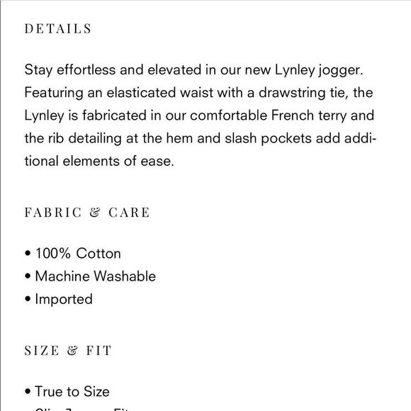 Cami NYC Adorable Elastic Waist Drawstring Lynley Joggers Pink - BUNDLE AND SAVE - Picture 7 of 7